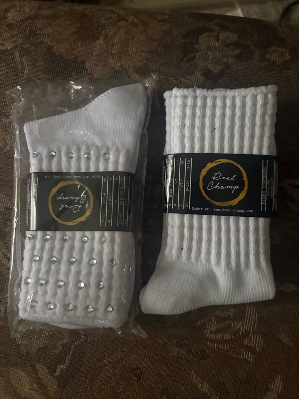Irish poodle Socks with Studded Detail - 2 Pack
